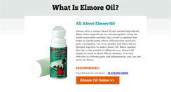 Desktop Screenshot of elmoreoilpainrelief.com